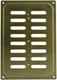 Миниатюра изображения товара Решетка вентиляционная Нора-М 165x240 с заслонкой / 4846 (старая бронза)