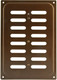 Миниатюра изображения товара Решетка вентиляционная Нора-М 165x240 с заслонкой / 4847 (старая медь)
