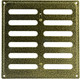 Миниатюра изображения товара Решетка вентиляционная Нора-М 200x200 с заслонкой / 12921 (старая бронза)