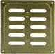 Миниатюра изображения товара Решетка вентиляционная Нора-М 160x160 с заслонкой / 6614 (старая бронза)