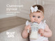Миниатюра изображения товара Бутылочка для кормления ROXY-KIDS Быстрый поток 6+ / RBTL-003-BGR (260мл, кокосовый/серый)