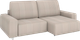 Миниатюра изображения товара Диван П-образный Rivalli Уолтер УП 1000 + 1000 + оттоманка + угловая секция + 1000 (Angora N Beige/полиалюминий)
