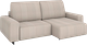 Миниатюра изображения товара Диван П-образный Rivalli Уолтер УП 1000 + 1000 + оттоманка + угловая секция + 1000 (Angora N Beige/черный муар)