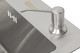 Миниатюра изображения товара Мойка кухонная Arfeka ECO AR 50x50+CL AR G+DS AR Satin Decor Millet (сатин, с дозатором и коландером)