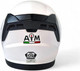 Миниатюра изображения товара Мотошлем AiM JK320 / 320-007-L (L, белый глянец)