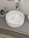 Миниатюра изображения товара Умывальник Teymi Lina D35 / T50182 (мрамор белый матовый)