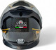 Миниатюра изображения товара Мотошлем AiM RH365 / 365-012-S (S, Carbon Kaiqi Golden)
