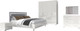 Миниатюра изображения товара Комплект мебели для спальни ФорестДекоГрупп Вена 4 (белый/белый)
