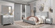 Миниатюра изображения товара Комплект мебели для спальни ФорестДекоГрупп Никея 6 180 (серая)