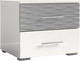 Миниатюра изображения товара Комплект мебели для спальни ФорестДекоГрупп Вена 4 (белый/серый)