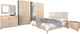 Миниатюра изображения товара Комплект мебели для спальни ФорестДекоГрупп Никея 6 180 (капучино)