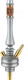 Миниатюра изображения товара Шахта для кальяна Hoob Mars Space Grey Gold (диффузор, силикон, пружинка, мундштук)
