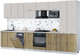 Миниатюра изображения товара Кухонный гарнитур Интерлиния Мила Gloss 3.6-ПМ4 (дуб вотан/кашемир/бискайская сосна)