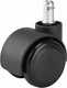 Миниатюра изображения товара Комплект колес мебельных Brabix Для кресла d11 / 533084 (5шт, черный)