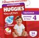 Миниатюра изображения товара Подгузники-трусики детские Huggies Dry Expert Mega 4 (54шт)