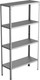 Миниатюра изображения товара Стеллаж металлический НСКСМ Оцинкованный (1430x700x300)