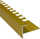 Миниатюра изображения товара Уголок под плитку Profiling Алюминиевый ПФ-10 (2.7м, золото матовое)