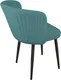 Миниатюра изображения товара Стул ТриЯ Боско Dream Mint (черный муар/бирюзовый)