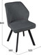Миниатюра изображения товара Стул ТриЯ Крис поворотный (черный муар/Brendy Graphite)