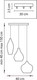 Миниатюра изображения товара Люстра Lightstar Pentola 803057
