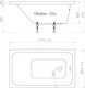 Миниатюра изображения товара Ванна акриловая Triton Ультра 120x70
