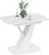 Миниатюра изображения товара Обеденный стол ТриЯ Гарда Тип 1 (белый/стекло матовое белое)