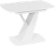 Миниатюра изображения товара Обеденный стол ТриЯ Гарда Тип 1 (белый/стекло матовое белое)