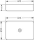 Миниатюра изображения товара Умывальник со смесителем Lauter 21842 + Reef 21CK8678C + сифон 21635CH + дон.клапан 21190CH (хром)