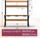 Миниатюра изображения товара Компьютерный стол Millwood Кембридж 160х80х175.1 / 51664_z_ch_4 (дуб золотой Craft/черный)