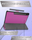 Миниатюра изображения товара Чехол для планшета Bingo Tablet для Samsung Tab S9+/S9 FE+ (фиолетовый)