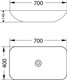 Миниатюра изображения товара Умывальник со смесителем Lauter 21886 + Cascade 21СК0655C