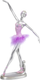Миниатюра изображения товара Статуэтка Elan Gallery Балерина с перьями / 210175