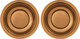 Миниатюра изображения товара Набор тарелок Elan Gallery 540904 (2шт, бронза)