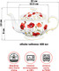 Миниатюра изображения товара Заварочный чайник Elan Gallery Маки / 420740 (New Bone China)