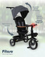 Миниатюра изображения товара Трехколесный велосипед с ручкой Pituso Elite Pro / HM-618 (серый)