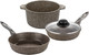 Миниатюра изображения товара Набор кухонной посуды Elan Gallery 120308+3 (коричневый опал)