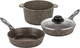 Миниатюра изображения товара Набор кухонной посуды Elan Gallery 120310+3 (коричневый опал)