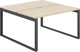 Миниатюра изображения товара Комплект письменных столов Norden 160х163.8х75 / AG.139.AR.V.72.AN (антрацит/акация равелло)