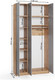 Миниатюра изображения товара Шкаф Soma Lord Lite 120x240 (дуб крафт золотой/серый)