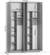 Миниатюра изображения товара Шкаф Soma Lord Lite 160x240 (серый)