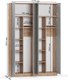 Миниатюра изображения товара Шкаф Soma Lord Lite 160x240 (дуб крафт золотой/серый)