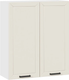 Миниатюра изображения товара Шкаф навесной для кухни ТриЯ Лорас 1ВВ8 с двумя дверями (белый/холст брюле)