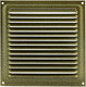 Миниатюра изображения товара Решетка вентиляционная Нора-М 150x150 с сеткой / 2178 (старая бронза)