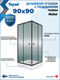 Миниатюра изображения товара Душевой уголок Teymi Helmi 90х90 / T00604