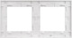 Миниатюра изображения товара Рамка для выключателей и розеток Arlight FRM-GLARE-GS-2-WH / 043796