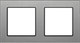 Миниатюра изображения товара Рамка для выключателей и розеток Arlight FRM-GLARE-GS-2-GR / 043798