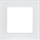 Миниатюра изображения товара Рамка для выключателей и розеток Arlight FRM-GLARE-GS-1-WH / 043786