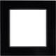 Миниатюра изображения товара Рамка для выключателей и розеток Arlight FRM-GLARE-GS-1-BK / 043787