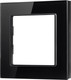 Миниатюра изображения товара Рамка для выключателей и розеток Arlight FRM-GLARE-GS-1-BK / 043787