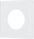 Миниатюра изображения товара Рамка для выключателей и розеток Arlight FRM-GLARE-GC-1-WH / 043832
